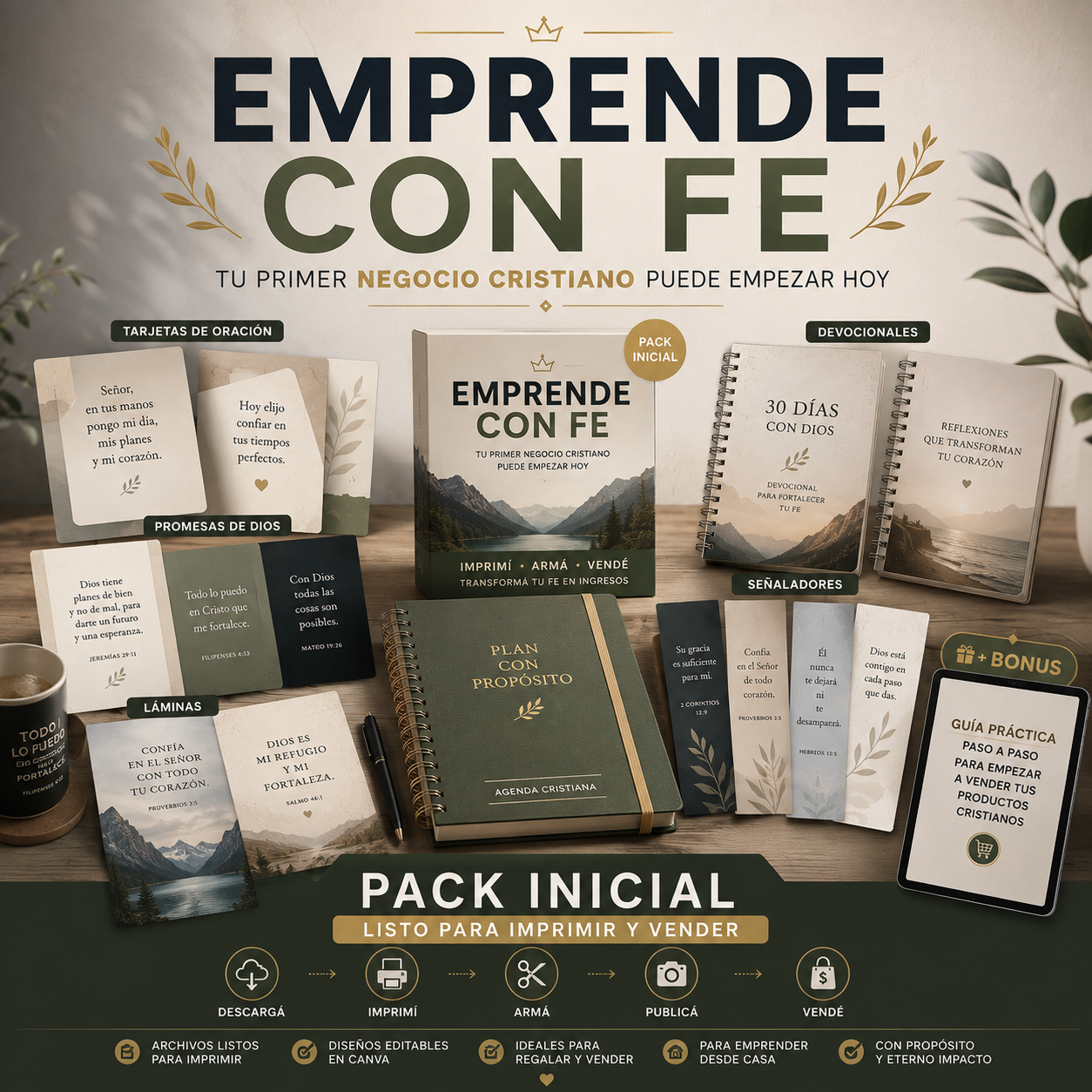 PACK EMPRENDÉ CON FE